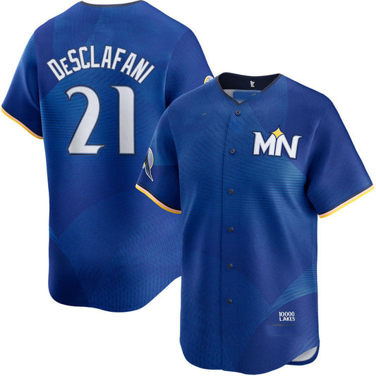 Minnesota Twins #21 Anthony DeSclafani City Connect Limited Baseball Jersey - Main View