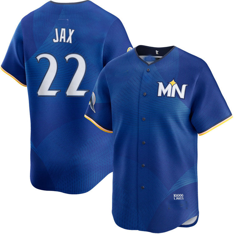 Minnesota Twins #22 Griffin Jax City Connect Limited Baseball Jersey - Main View