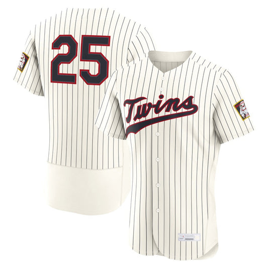 Minnesota Twins #25 Byron Buxton Cream 2026 Field of Dreams Authentic Baseball Jersey - Main View