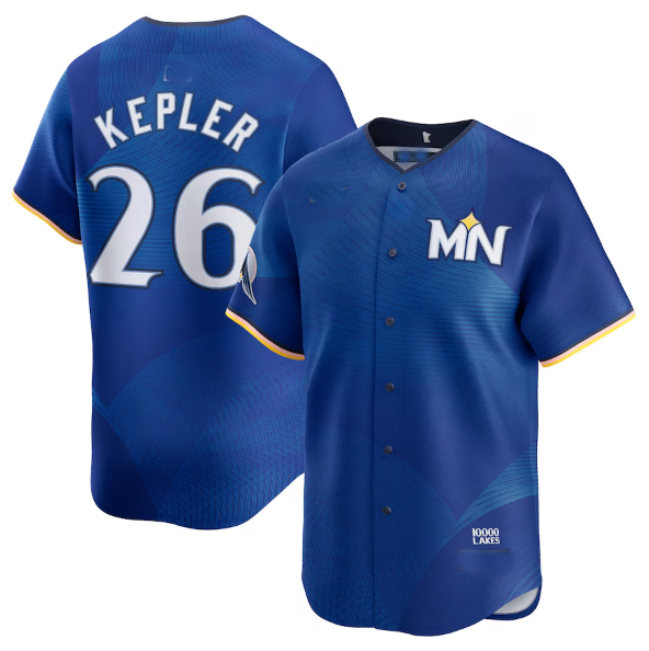 Minnesota Twins #26 Max Kepler Royal 2024 City Connect Limited Baseball Jersey - Main View