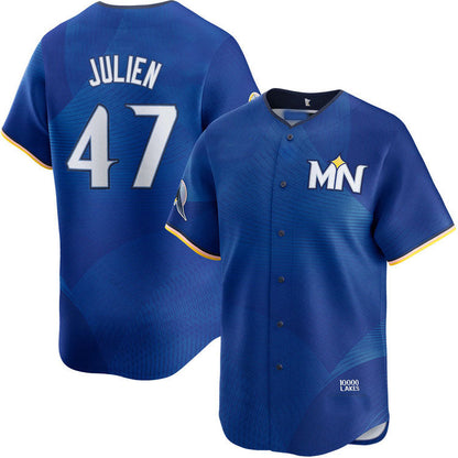 Minnesota Twins #47 Edouard Julien City Connect Limited Baseball Jersey - Main View