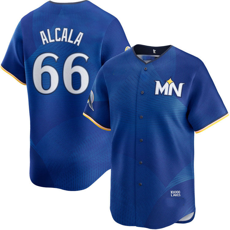 Minnesota Twins #66 Jorge Alcala City Connect Limited Baseball Jersey - Main View