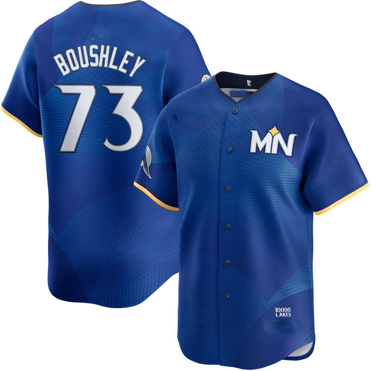 Minnesota Twins #73 Caleb Boushley City Connect Limited Baseball Jersey - Main View