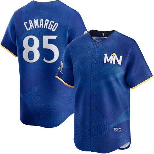 Minnesota Twins #85 Jair Camargo City Connect Limited Baseball Jersey - Main View