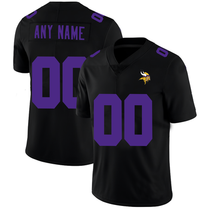 Custom MN.Vikings Football Jerseys Black American Stitched Name And Number Size S to 6XL Christmas Birthday Gift - Main View