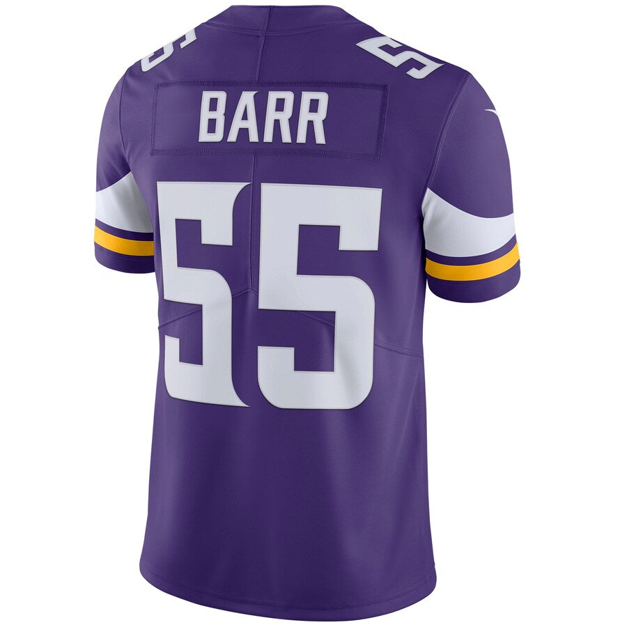 MN.Vikings #55 Anthony Barr  Purple Vapor Untouchable Limited Player Jersey Stitched American Football Jerseys - Main View