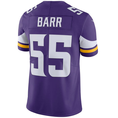 MN.Vikings #55 Anthony Barr  Purple Vapor Untouchable Limited Player Jersey Stitched American Football Jerseys - Main View