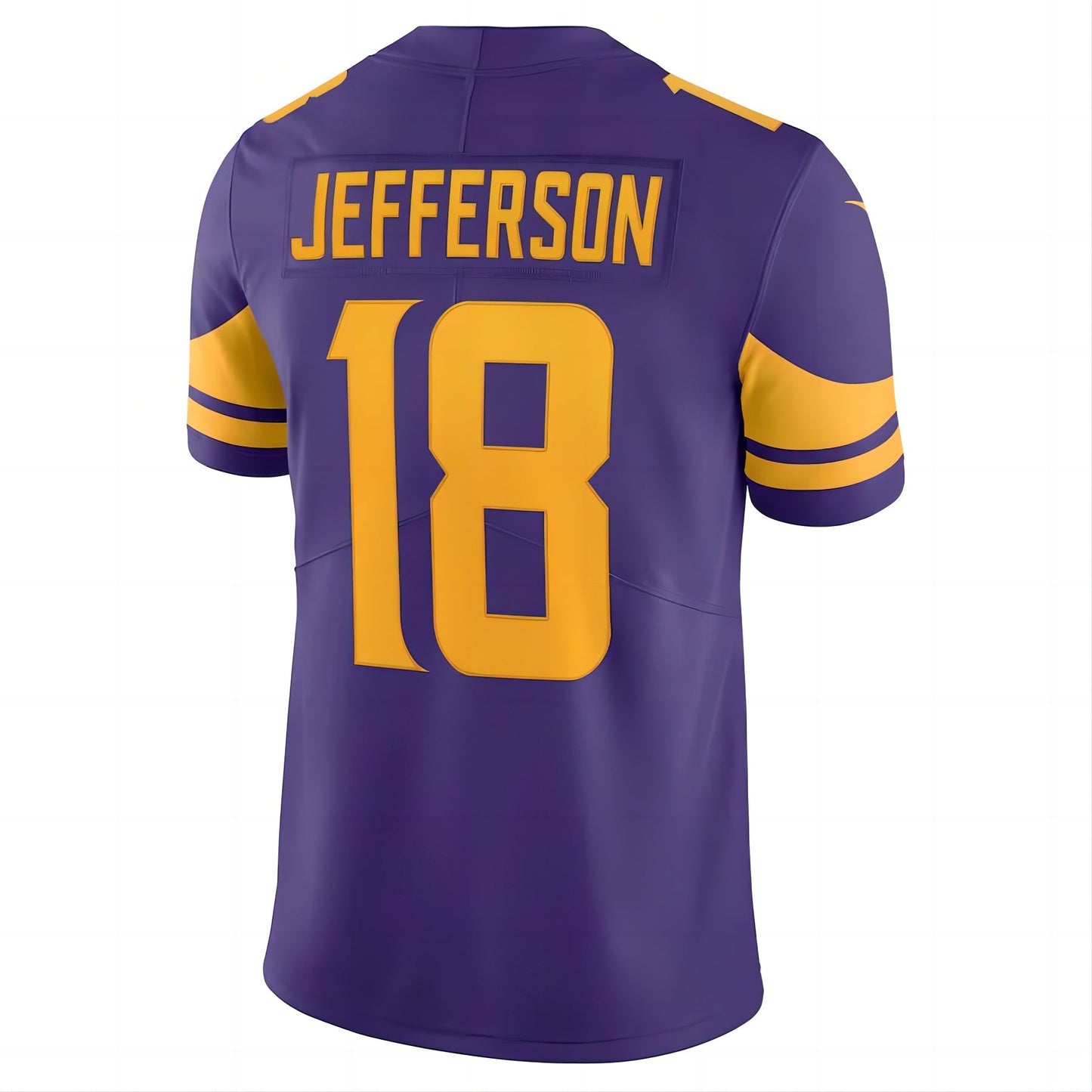 MN.Vikings #18 Justin Jefferson Purple Alternate Vapor Limited Jersey Stitched American Football Jerseys - Main View