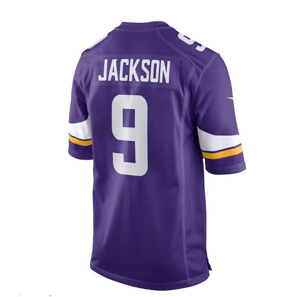MN.Vikings #9 Trishton Jackson Purple Game Jersey Stitched American Football Jerseys - Main View