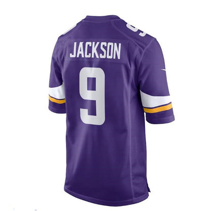 MN.Vikings #9 Trishton Jackson Purple Game Jersey Stitched American Football Jerseys - Main View