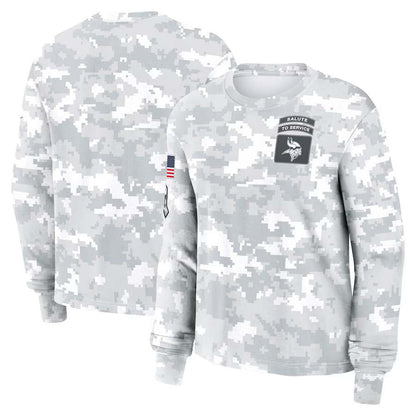 MN.Vikings 2024 Salute To Service Club Pullover Cheap sale Birthday and Christmas gifts Stitched American Football Jerseys - Main View