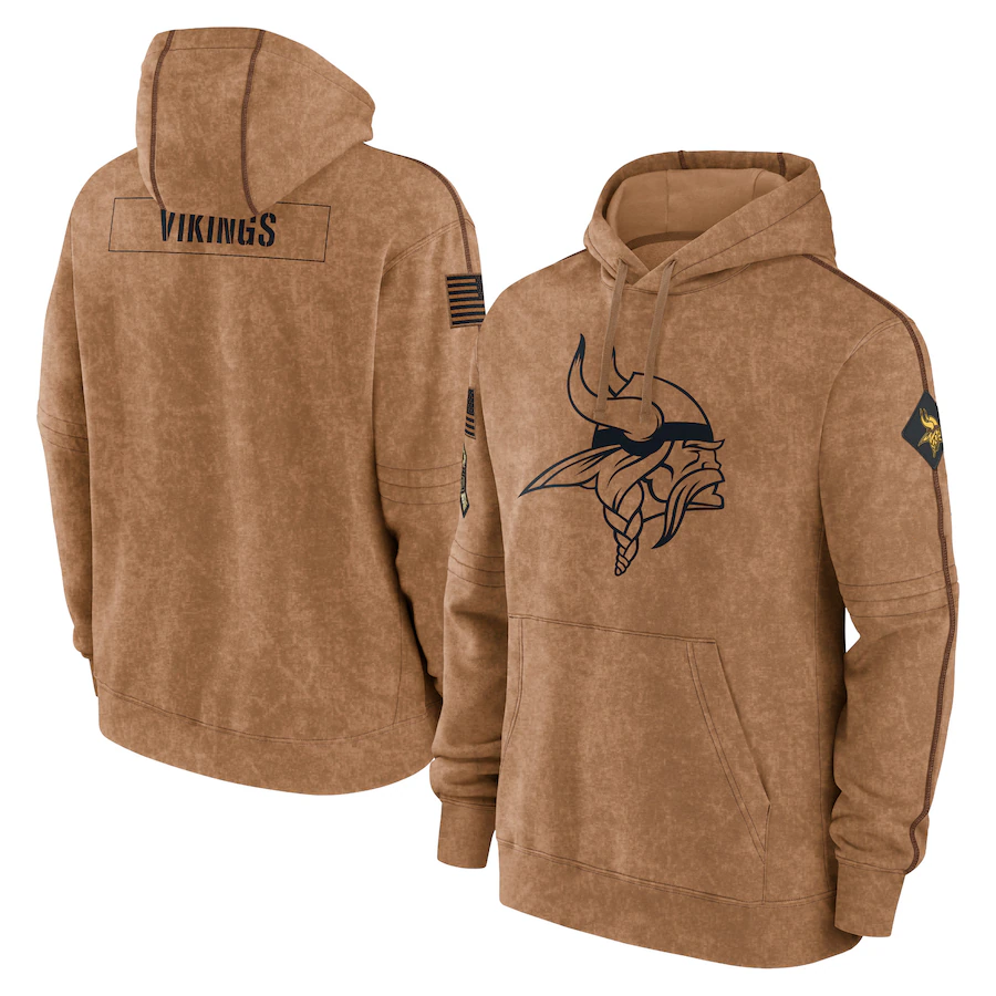 MN.Vikings 2023 Salute To Service Club Pullover Hoodie Cheap sale Birthday and Christmas gifts Stitched American Football Jerseys - Main View