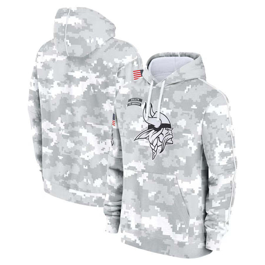 MN.Vikings 2024 Salute To Service Club Pullover Hoodie Cheap sale Birthday and Christmas gifts Stitched American Football Jerseys - Main View