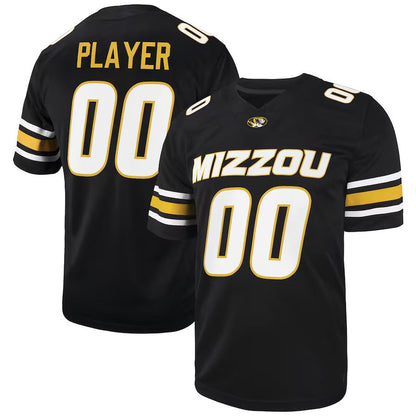 M.Tigers Pick-A-Player NIL Football Game Jersey - Black American College Jerseys - Main View