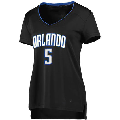 O.Magic #5 Mohamed Bamba Fanatics Branded Women's 2019 Fast Break Replica Player Jersey Stitched American Basketball Jersey - Main View