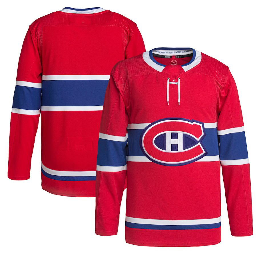 M.Canadiens Home Primegreen Authentic Pro Jersey Red Stitched American Hockey Jerseys - Main View