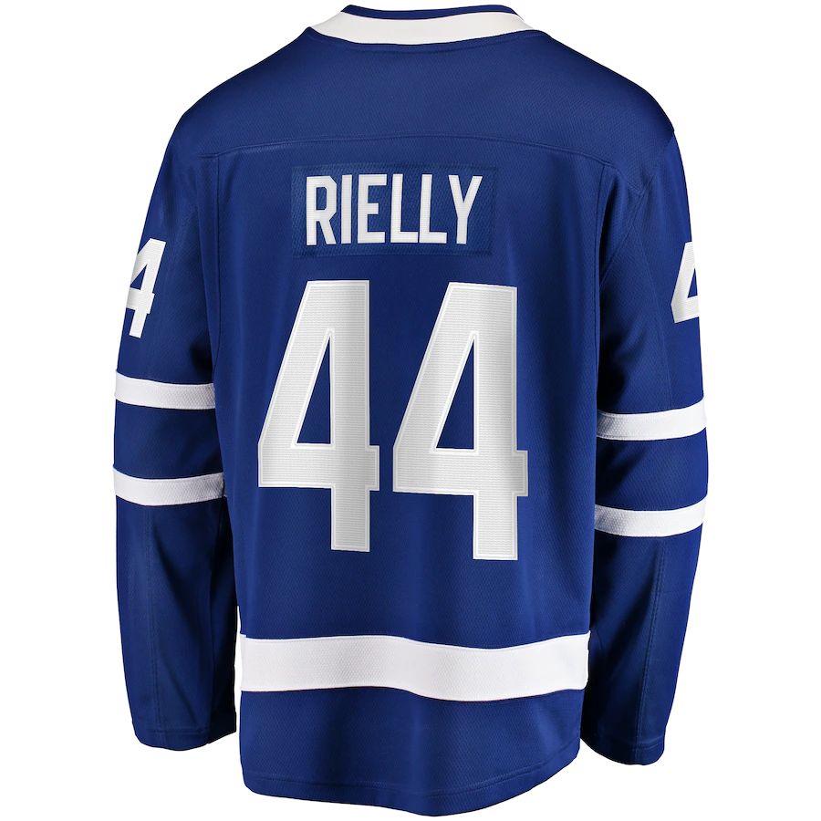 T.Maple Leafs #44 Morgan Rielly Fanatics Branded Home Breakaway Player Jersey Blue Stitched American Hockey Jerseys - Main View