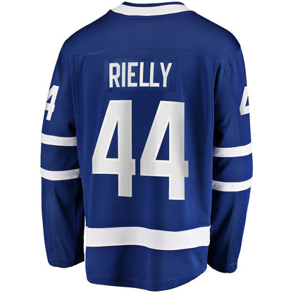 T.Maple Leafs #44 Morgan Rielly Fanatics Branded Home Breakaway Player Jersey Blue Stitched American Hockey Jerseys - Main View