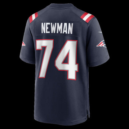 NE.Patriots #74 Royce Newman Navy Team Game Stitched American Football Jerseys - Main View