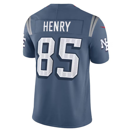 NE.Patriots #85 Hunter Henry 2025 Rivalries Collection Limited Jersey - Storm Blue Stitched American Football Jerseys - Main View