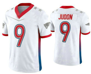 NE.Patriots #9 Matt Judon White 2022 Pro Bowl Vapor Untouchable Stitched Limited Jersey American Football Jerseys - Main View