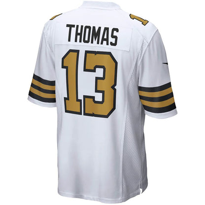NO.Saints #13 Michael Thomas White Alternate Game Jersey Stitched American Football Jersey - Main View