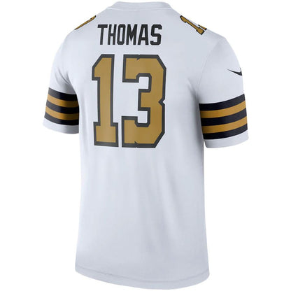 NO.Saints #13 Michael Thomas White Color Rush Legend Jersey Stitched American Football Jersey - Main View