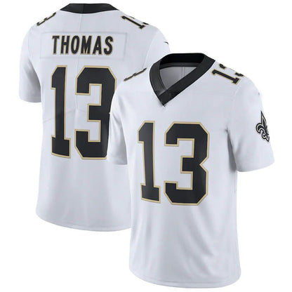 NO.Saints #13 Michael Thomas White Vapor Untouchable Limited Player Jersey Stitched American Football Jersey - Main View
