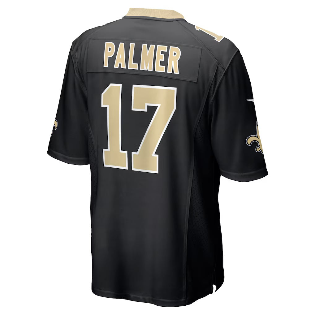 NO.Saints #17 Trey Palmer Black Team Game Stitched American Football Jersey - Main View