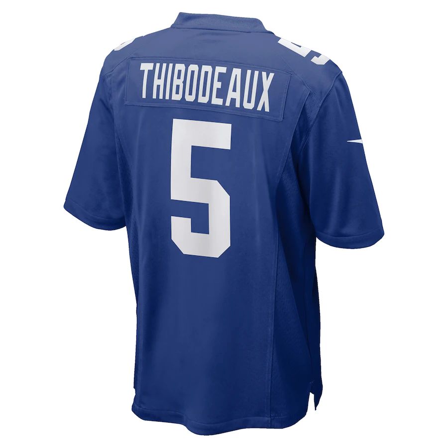 NY.Giants #5 Kayvon Thibodeaux Royal 2022 Draft First Round Pick Game Jersey Stitched American Football Jerseys - Main View