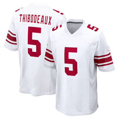 NY.Giants #5 Kayvon Thibodeaux White 2022 Draft First Round Pick Game Jersey Stitched American Football Jerseys - Main View