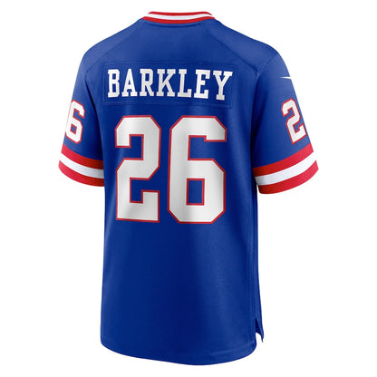 NY.Giants #26 Saquon Barkley Royal Classic Player Game Jersey Stitched American Football Jerseys - Main View