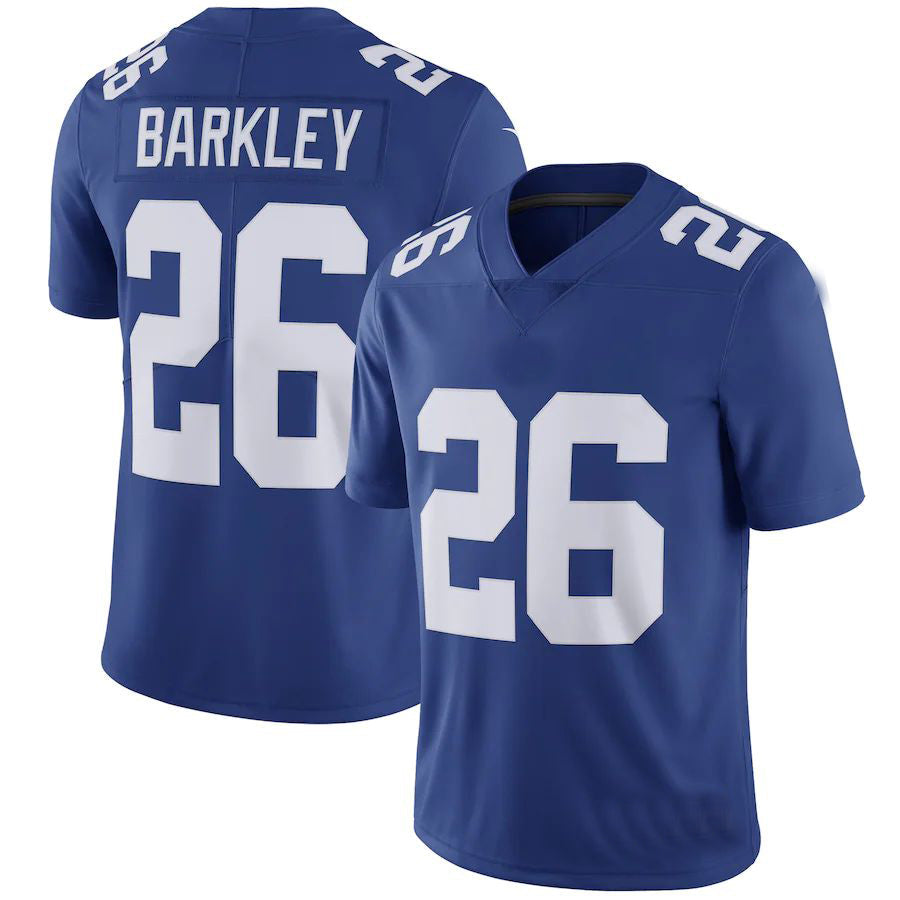 NY.Giants #26 Saquon Barkley Royal Team Color Vapor Untouchable Limited Jersey Stitched American Football Jerseys - Main View