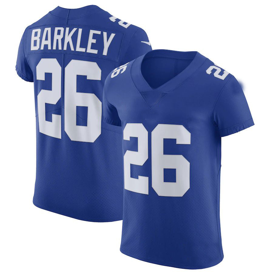 NY.Giants #26 Saquon Barkley Royal Vapor Untouchable Elite Player Jersey Stitched American Football Jerseys - Main View