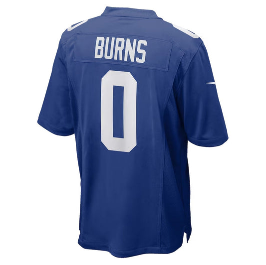 NY.Giants #0 Brian Burns Royal Game Player Stitched American Football Jerseys - Main View
