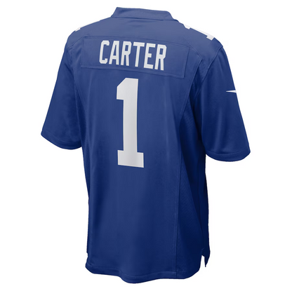 NY.Giants #1 Abdul Carter Royal 2025 Draft First Round Pick Game Stitched American Football Jerseys - Main View