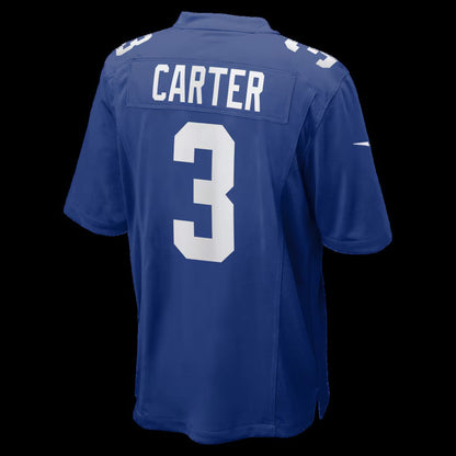 NY.Giants #3 Abdul Carter Royal Team Game Stitched American Football Jerseys - Main View