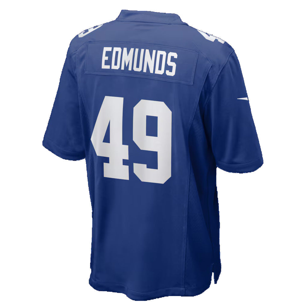 NY.Giants #49 Tremaine Edmunds Royal Team Game Stitched American Football Jerseys - Main View