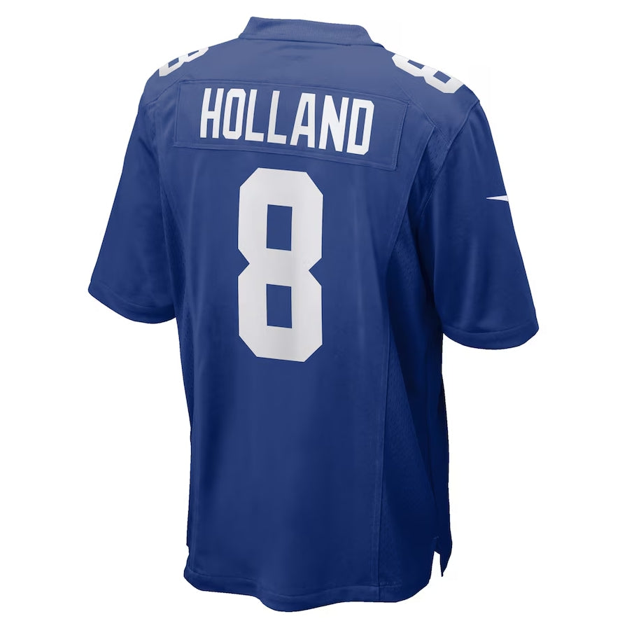 NY.Giants #8 Jevon Holland Royal Team Game Stitched American Football Jerseys - Main View