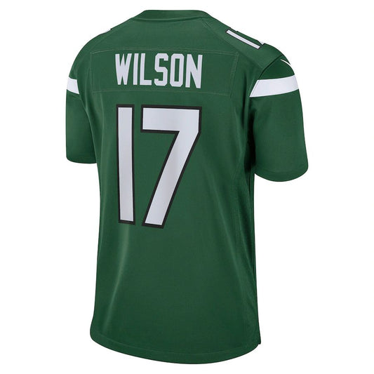 NY.Jets #17 Garrett Wilson Gotham Green 2022 Draft First Round Pick Player Game Jersey Stitched American Football Jerseys - Main View