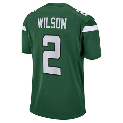 NY.Jets #2 Zach Wilson Gotham Green Game Jersey Stitched American Football Jerseys - Main View