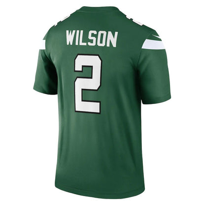 NY.Jets #2 Zach Wilson  Gotham Green Legend Jersey Stitched American Football Jerseys - Main View