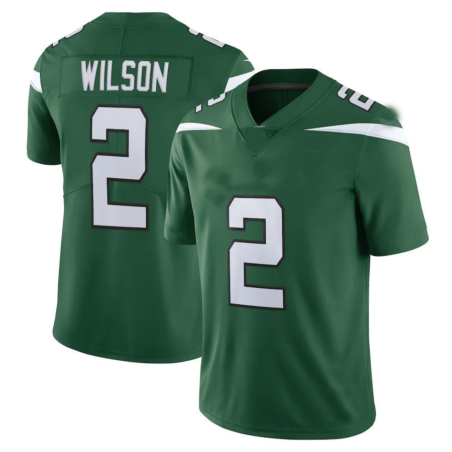NY.Jets #2 Zach Wilson  Gotham Green Vapor Limited Jersey Stitched American Football Jerseys - Main View