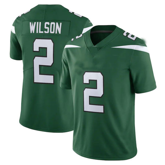 NY.Jets #2 Zach Wilson  Gotham Green Vapor Limited Jersey Stitched American Football Jerseys - Main View