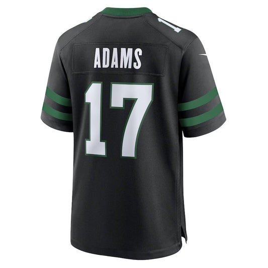 NY.Jets #17 Davante Adams Legacy Black Alternate Game Stitched American Football Jerseys - Main View