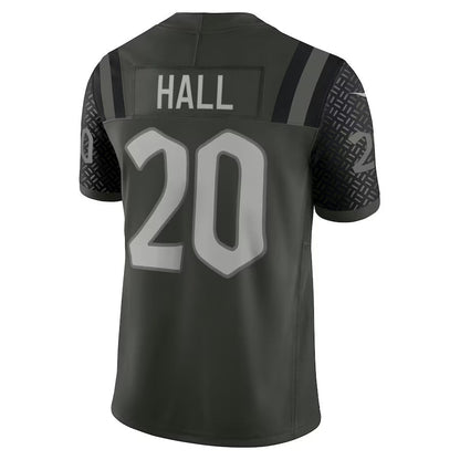 NY.Jets #20 Breece Hall 2025 Rivalries Collection Limited Jersey - Gotham Green Stitched American Football Jerseys - Main View
