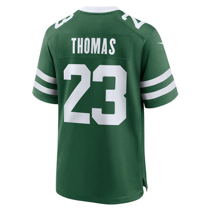 NY.Jets #23 Azareye'h Thomas Legacy Green Team Game Stitched American Football Jerseys - Main View