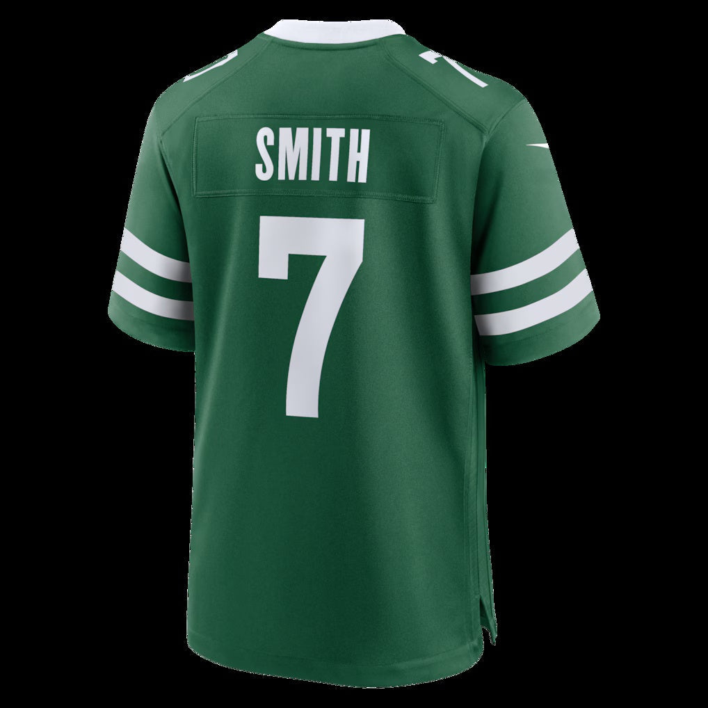 NY.Jets #7 Geno Smith Legacy Green Game Stitched American Football Jerseys - Main View