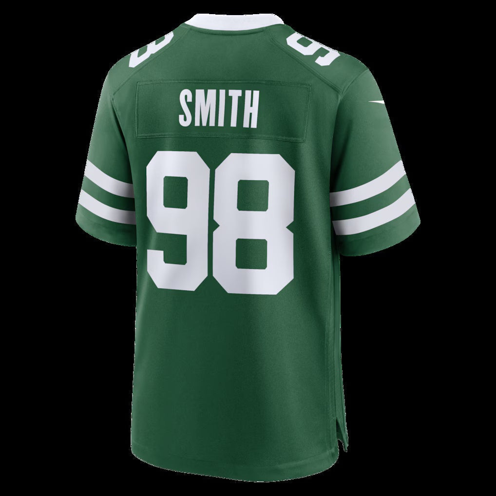 NY.Jets #98 Mazi Smith Legacy Green Team Game Stitched American Football Jerseys - Main View