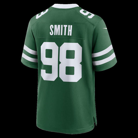 NY.Jets #98 Mazi Smith Legacy Green Team Game Stitched American Football Jerseys - Main View